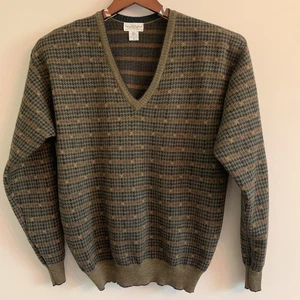 VTG Tricots St Raphael Merino Wool Pullover Sweater Men's XL Made Uruguay Knit - Picture 1 of 11