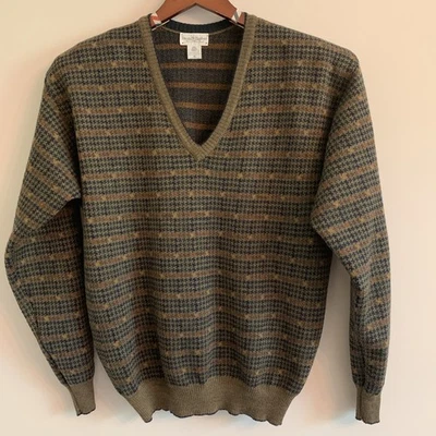 VTG Tricots St Raphael Merino Wool Pullover Sweater Men's XL Made Uruguay Knit - Image 1 of 4