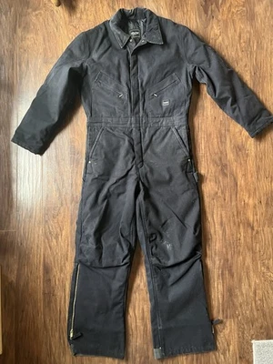Walls Workwear Men’s Insulated Coveralls Black Size Medium Heavy And Warm - Image 1 of 4