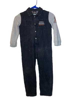Harley-Davidson Toddler Denim Jumper Sz 4/5t - Image 1 of 4