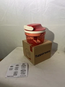 Neu Tupperware SuperSonic Zerkleinerer Kompakt Mini Küchenmaschine Rot Neu Sale. - Bild 1 von 6