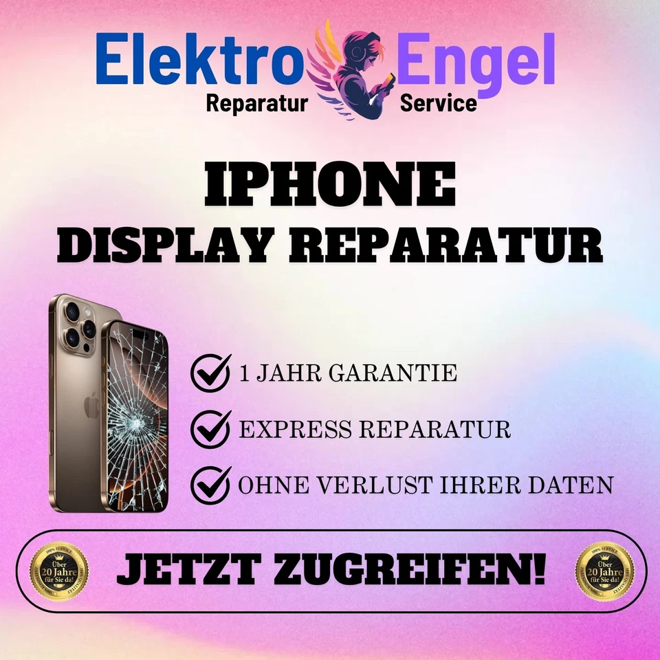 iPhone  Display Reparatur ✅ 7-14/15/16 Pro/Pro Max ✅ EXPRESS 24h ✅ Top Qualität - Bild 1 von 1