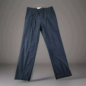 Todd Snyder italienische Doeskin Madison Hose Größe Tall M marineblau Kordelzug neu mit Etikett - Bild 1 von 9