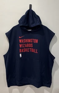 Nike Engineered Washington Wizards Mens Sleeveless Hoodie 2XL XXL Team Issue - Picture 1 of 4