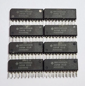 Commodore Amiga 3000 4Mb Zip Fast-Ram 8 x HM514400AZ8 1MBx4 - Fast Page Mode - Picture 1 of 2