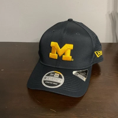 Бейсболка Michigan Wolverines New Era 9Seventy эластичная бейсболка OSFM - Изображение 1 из 4