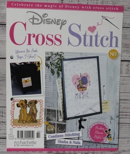 DISNEY HACHETTE cross stitch magazine ISSUE 80 please read description - Picture 1 of 7
