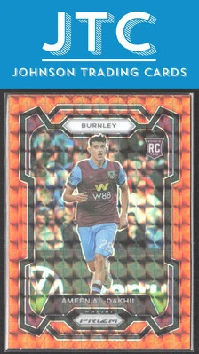 2023-24 Panini Prizm Premier League Ameen Al-Dakhil Orange Mosaic RC Burnley - Image 1 of 2