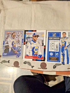 2021 donruss nascar racing trading cards chase elliott #51/170/con16 b55 - Picture 1 of 7