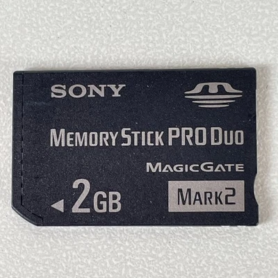 Sony 2Gb Memory Stick Pro Duo Magic Gate Mark 2 Memory Card - Image 1 of 3