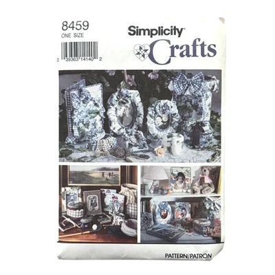 Simplicity Crafts Sewing Pattern 8459 Fabric Photo Frames Albums Boxes Uncut - Image 1 of 4