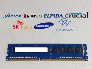 Lot of 10 Major Brand 4 GB DDR3L-1600 PC3L-12800E 1Rx8 1.35V DIMM Server RAM - Picture 1 of 6