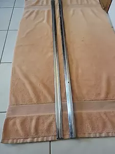 1956 CHEVY 210 2 DR. STAINLESS DOOR TRIM 1 PAIR LEFT/RIGHT OEM GM - Picture 1 of 6