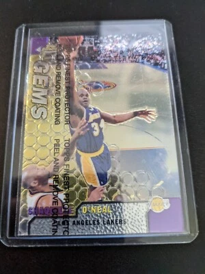 1998-99 Topps Finest W/ Coating #106 Foil Mint Shaquille O'Neal Magic LA Lakers - Image 1 of 2