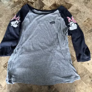 Vans Limited Edition Disney Minnie Mouse 3/4 Ärmel Baseball Rundhalsausschnitt T Medium - Bild 1 von 11