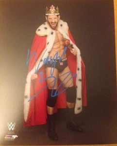 Wade Barrett Signed 8x10 Photo Wwe Photofile NXT WWE Proof Pics - Picture 1 of 3