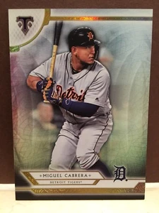 2018 Triple Threads #12 Miguel Cabrera Detroit Tigers - Picture 1 of 2