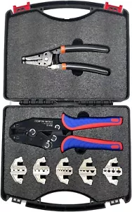 Spezialeinsätze Crimpzange Set Schnellwechsel Crimpzange Set mit Box Multifunktion - Bild 1 von 9