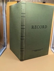 Vintage Gov. Federal Supply Service Record Book 14"x8.5" Blank Unused - Picture 1 of 9