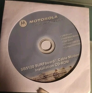 Motorola SB5120 Series Surfboard Cable Modem Installation CD-Rom Drivers - Bild 1 von 2