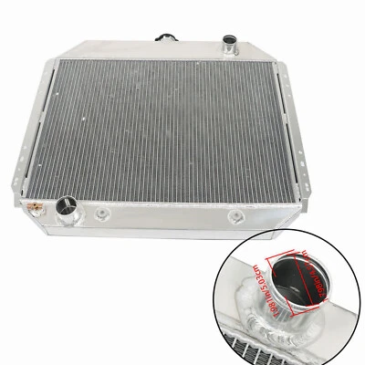 3 Row Aluminum Engine Radiator For Ford 1970-79 F100 F150 F250 F350 Bronco 5.8L Foto 1 de 4