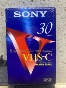 Neues Sony VHS-C Premium Grade 30 Minuten Band - Bild 1 von 3