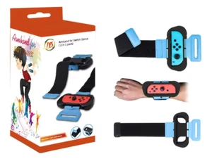 JYS Armband for Nintendo Switch (2 in 1 pack) Blue For Joy-Cons AUS - Photo 1 sur 1
