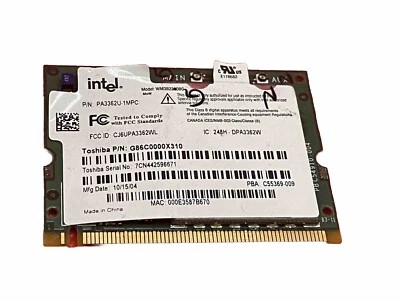 Intel PRO Wireless WM3B2200BG Wireless Wifi G mini PCI 3B per notebook 54 Mb - Immagine 1 di 2