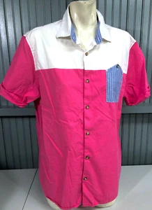 PRPGNDA Play 2 Live New York XL Button Pink Shirt  - Bild 1 von 5