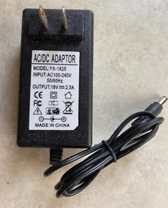 AC/DC Adapter Model YX-1825 - Picture 1 of 1