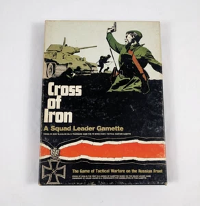 CROSS OF IRON SQUAD LEADER War Board Game COMPLETE Avalon Hill 1978 OOP - Picture 1 of 7