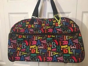 Vera Bradley Rolling From A To Vera Duffel Carry On Travel Luggage Suitcase - Picture 1 of 11