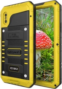 for iPhone Xs MAX Heavy Duty Military Armor Metal Case Waterproof IP68 Mitywah - Picture 1 of 13