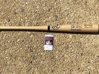 MOOKIE WILSON SIGNED MY IDOLS BASEBALL BAT RAWLINGS WILLIE STARGELL McCOVEY JSA - Image 1 of 4