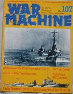 War Machine Orbis magazine Issue 107 Axis Destroyers of World War II - Picture 1 of 2