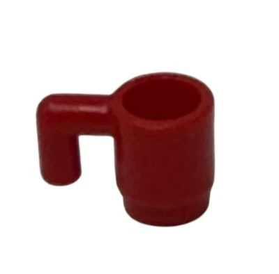 乐高红色迷你人偶杯马克杯餐具食品饮料盘 3899 — 第 1/4 张图片