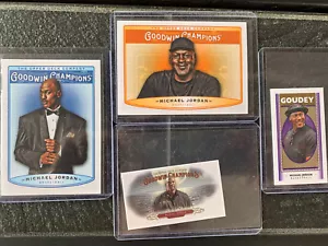 2019 Goodwin Champions Michael Jordan 4 Card Lot Goudey - Picture 1 of 10