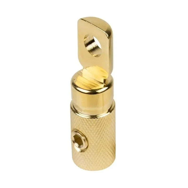 Raptor RT4HD Mid Series Gold Plated Heavy Duty 4 Gauge Ring Terminal - Image 1 of 1