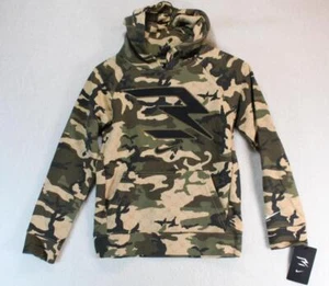 Nike Icon Camo Camouflage Youth Boys Hoodie Sweatshirt Kids Small Brand New NWT - Picture 1 of 9