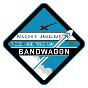 SpaceX Bandwagon-2 Mission Logo Vinyl Sticker - 3 in. - Picture 1 of 1