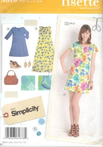 Schnittmuster Simplicity 1878 Lisette "Diplomatenkleid" - Bild 1 von 1