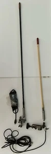 Firestik 1-Black 3 ft. 1- White 2ft Fiberglass CB Antenna w/ tuneable tip  +++ - Picture 1 of 6