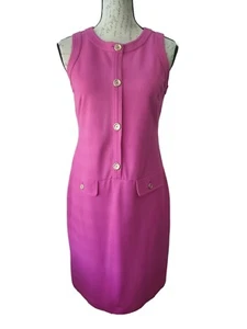 Talbots 6 Petite Fuchsia ärmelloses Etuikleid Pullover - Bild 1 von 6
