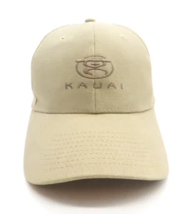 Kauai Fitted Tan Baseball Hat Cap Hawaiian Headwear - Picture 1 of 15