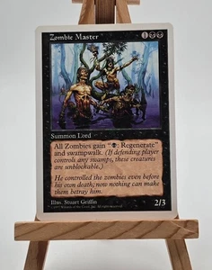 Zombie Master Quinta Edizione (5ED) Carta Magic MTG (Zombiemeister) - Foto 1 di 2