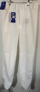 NEW Mizuno Baseball YXXXL White Performance Padded Pants Elastic Ankle 32-34 - Picture 1 of 7