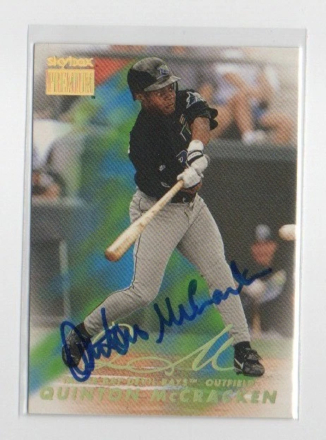 QUINTON MCCRACKEN 1998 SKYBOX 高级 TAMPA BAY RAYS IP/TTM 亲笔签名 — 第 1/1 张图片