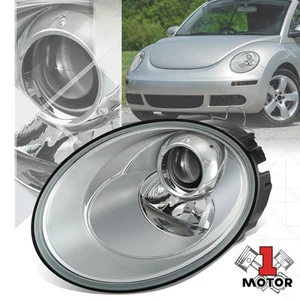 Chrome Clear Projector Driver Left Side Headlight for 06-10 Volkswagen Beetle - Picture 1 of 8