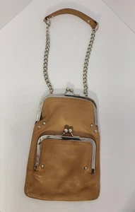 Vintage Mini Kiss Lock Purse Nordstrom Luxe Modgoth Genuine Leather - Picture 1 of 15