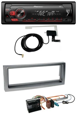 Pioneer 1DIN USB DAB MP3 AUX Autoradio für Citroen C5 Peugeot 407 ab 04 grau-met - Bild 1 von 4